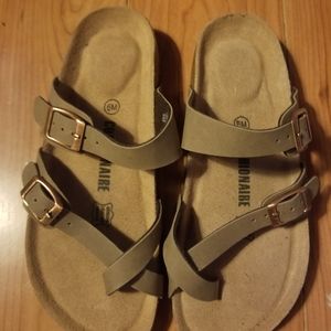 Mocha luna cork sandal